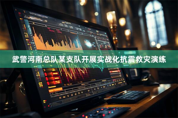 武警河南总队某支队开展实战化抗震救灾演练