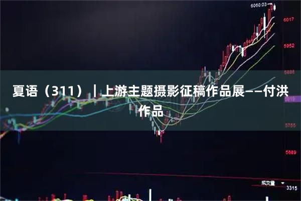 夏语（311）｜上游主题摄影征稿作品展——付洪作品