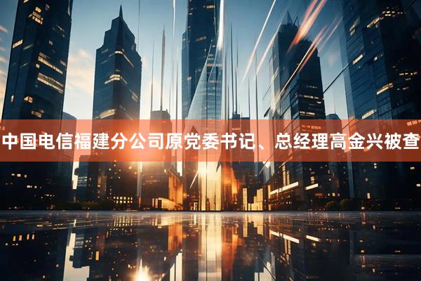 中国电信福建分公司原党委书记、总经理高金兴被查